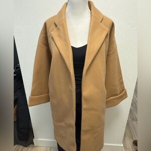 Oversized Trench with Kimono Sleeves